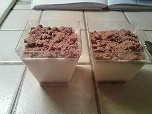 Panna cotta au miel et aux spéculoos