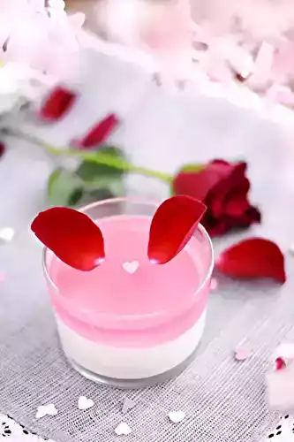 Panna cotta et gelée à la rose