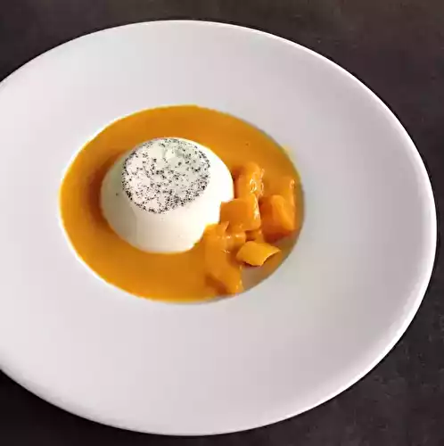 Panna Cotta légère à la mangue
