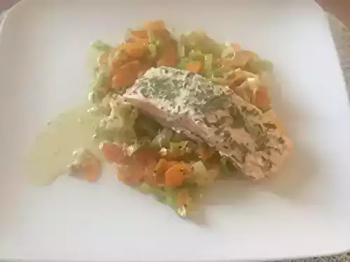 Papillotes de saumon aux légumes