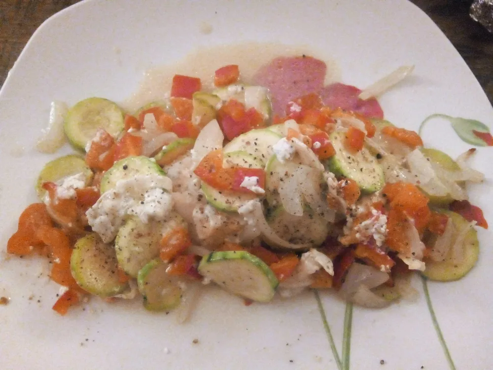 Papillottes de saumon au chèvre