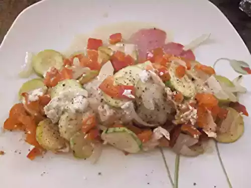 Papillottes de saumon au chèvre