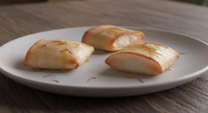 Pastillas de Rocamadour au miel et à l'huile safranée