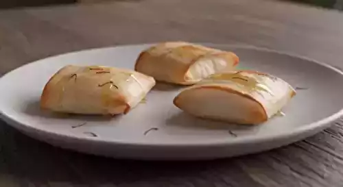 Pastillas de Rocamadour au miel et à l'huile safranée