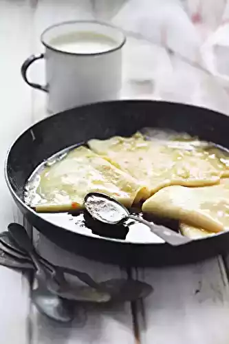 Pâte à crêpes sans oeuf