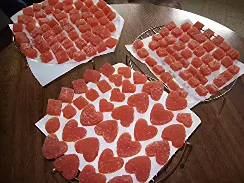 Pâte de fruits aux pommes et coing