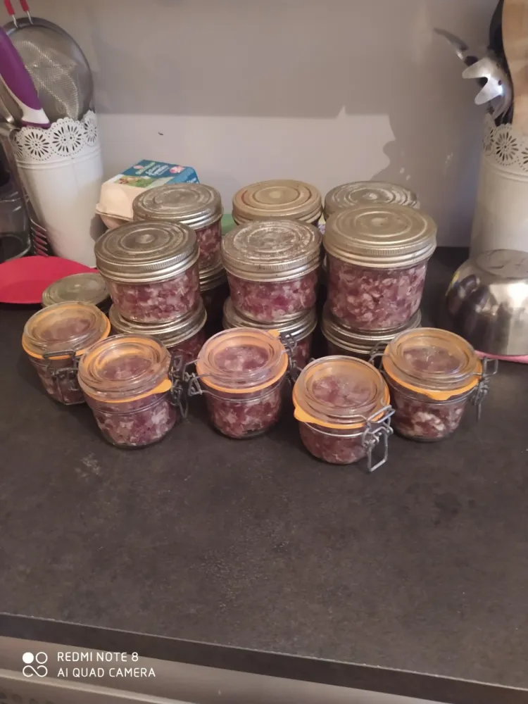 Pâté ou saucisses de sanglier ou chevreuil