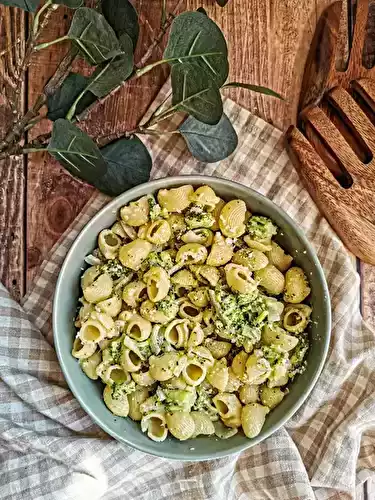 Pâtes au brocoli & fromage frais