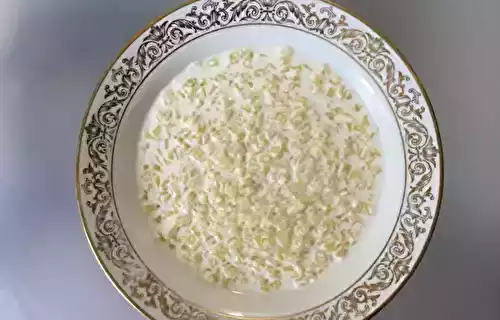 Pâtes au lait simples