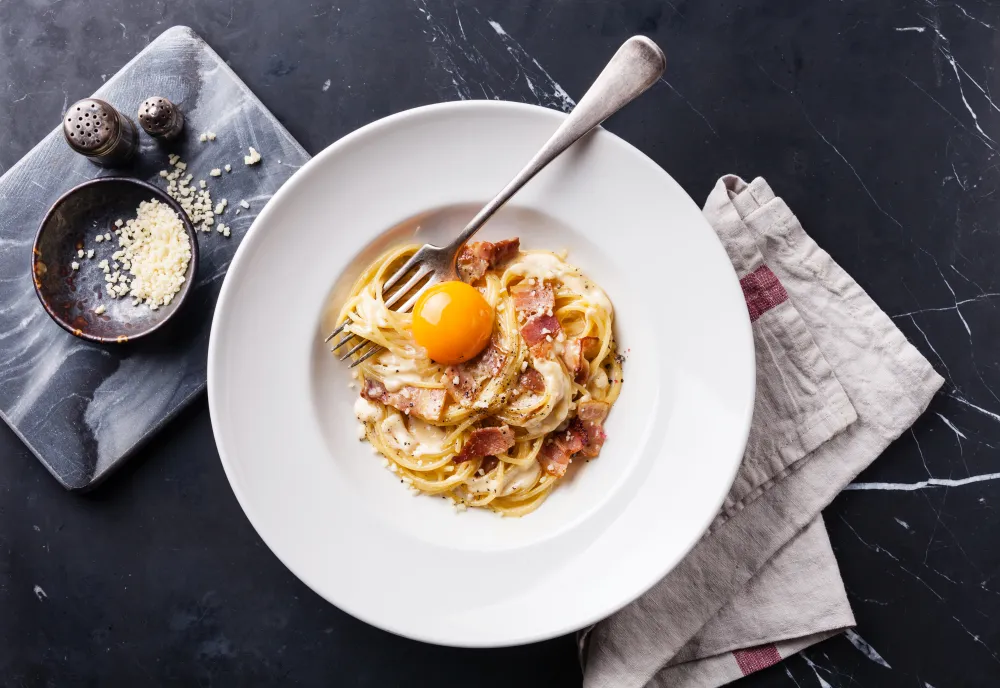 Pâtes carbonara au Cookeo