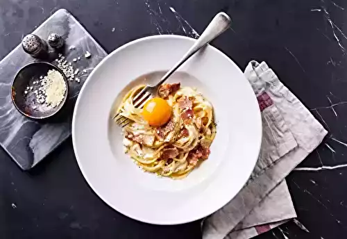 Pâtes carbonara au Cookeo