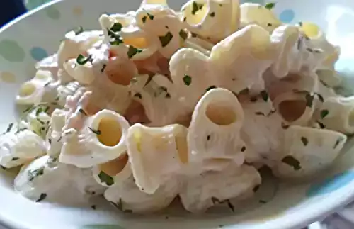 Pâtes jambon moutarde mascarpone