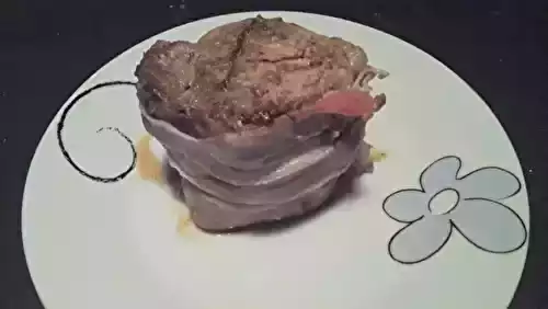 Paupiettes de filet mignon aux champignons