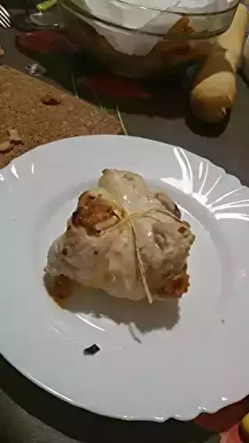 Paupiettes de poulet au chorizo