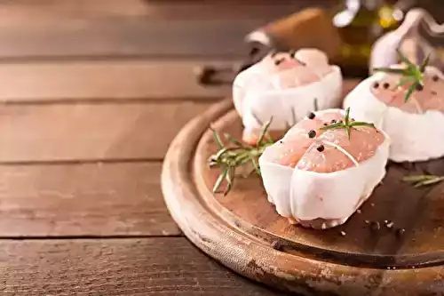 Paupiettes de veau aux raisins