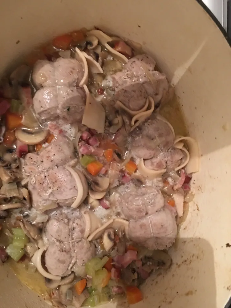 Paupiettes de veau en cocotte