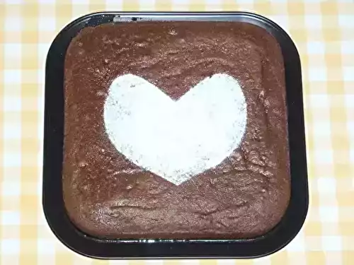 Pavé au chocolat à la poudre d'amandes