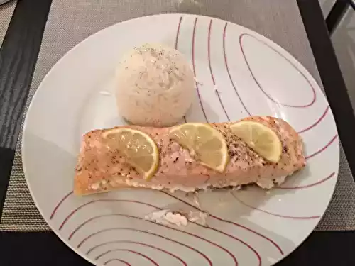 Pavé de saumon à l'ancienne