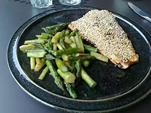 Pavés de saumon caramélisés