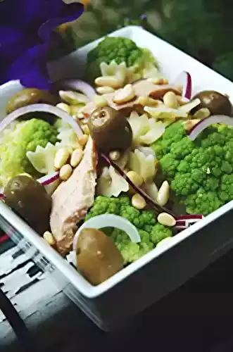 Penne au thon et au chou-fleur