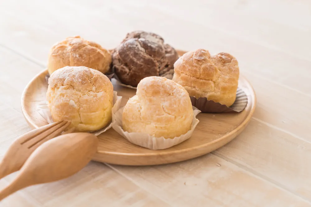 Petits choux à la crème de café