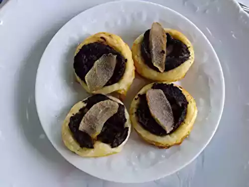 Petits feuilletés au boudin
