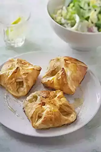 Petits feuilletés aux pommes et au chèvre