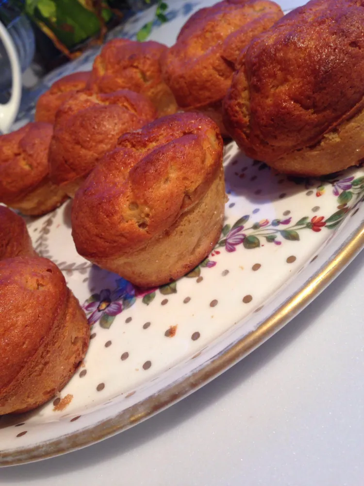 Petits gâteaux individuels à la banane