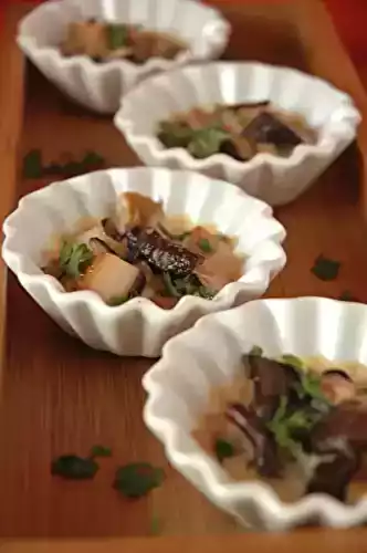 Petits gratins de champignons crème légère au foie gras