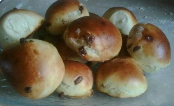 Petits pains au lait et pépites de chocolat