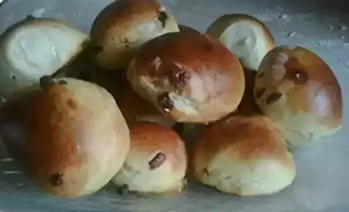 Petits pains au lait et pépites de chocolat