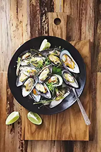 Piste de moules saveur exotique