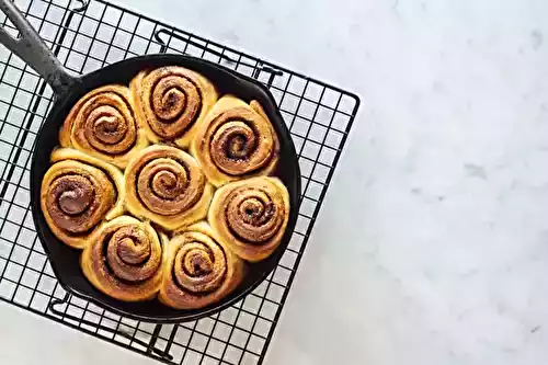 Pizza roulée à la cannelle