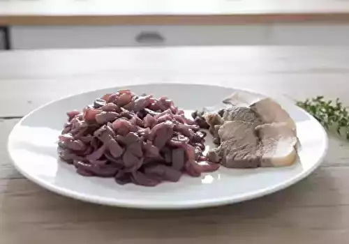 Plat de côtes en cocotte au vin rouge