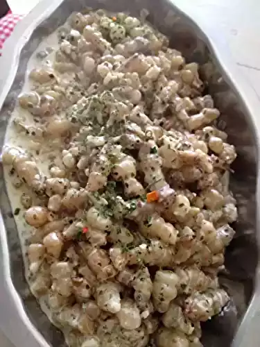 Poêlée de crosnes à la crème