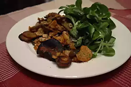 Poêlée de panais au saumon