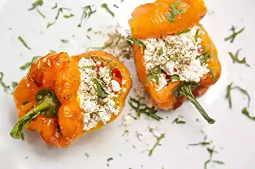 Poivrons farcis au barbecue