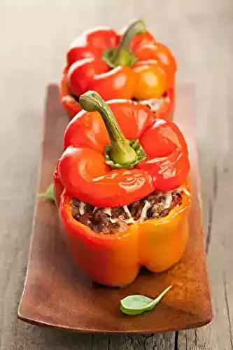 Poivrons farcis aux saveurs orientales
