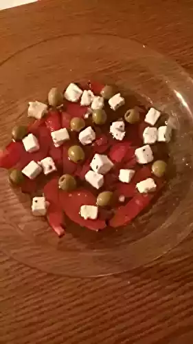 Poivrons marinés à la Feta