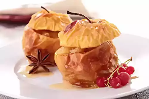 Pommes au four sauce à l'orange