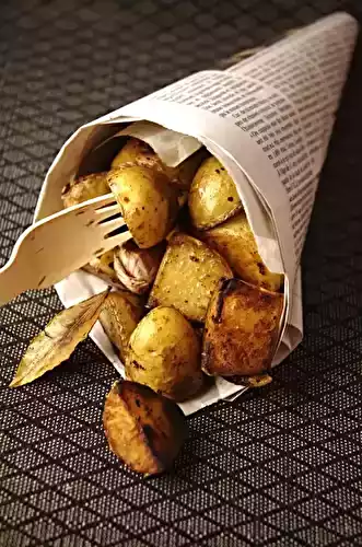 Pommes de terre nouvelles à l'ail et au laurier