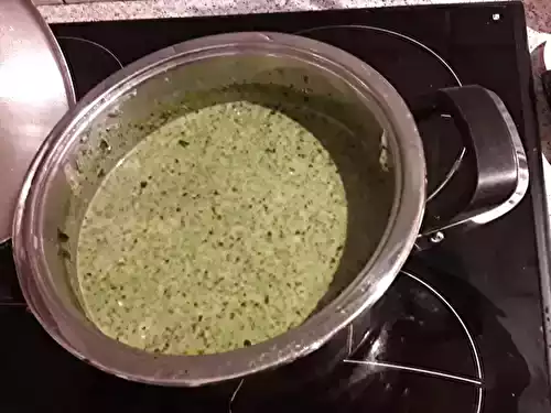 Potage aux épinards