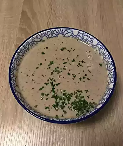Potage de champignons à la crème