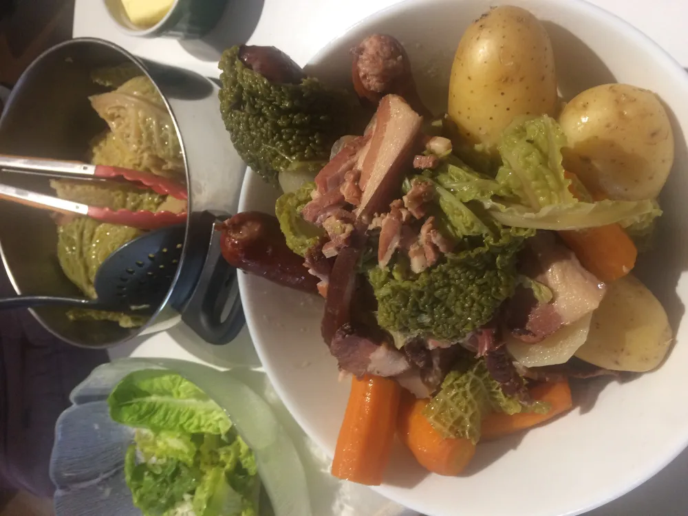 Potée aux saucisses de Montbéliard