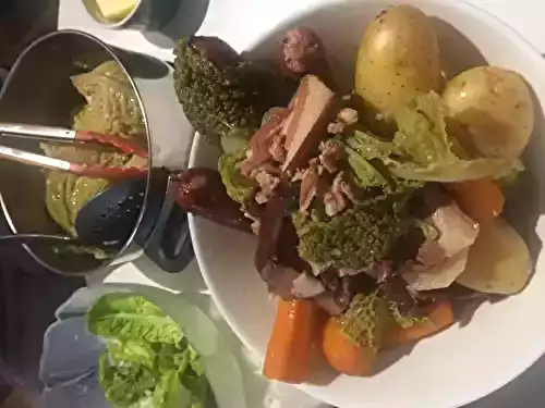 Potée aux saucisses de Montbéliard