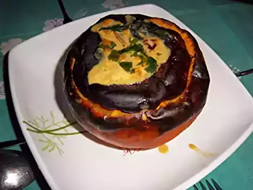 Potimarron aux crevettes