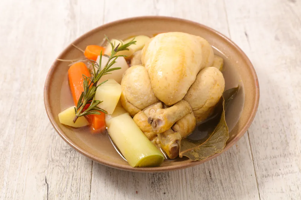 Poule au pot à l'estragon