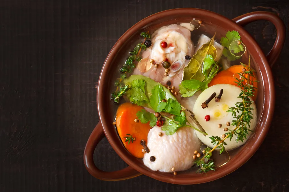 Poule au pot citronnée