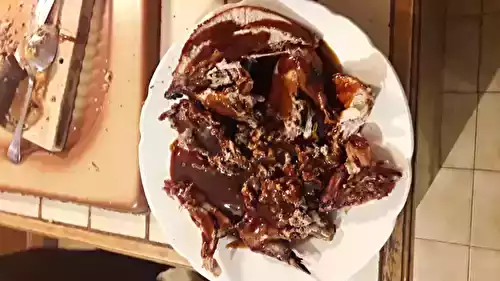 Poule faisane aux truffes et mousse de foie gras