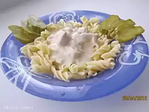 Poulet à la crème fraîche et au fromage